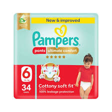 Pampers Pants Ultimate Comfort No.6 Carton Pack of 68