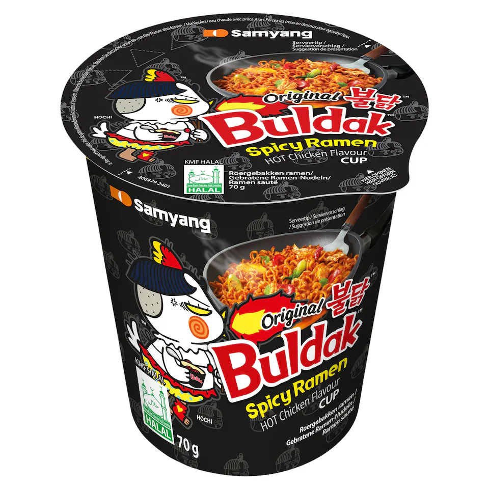 Samyang Buldak Hot Chicken Ramen Black 70g Carton of 30 Packs
