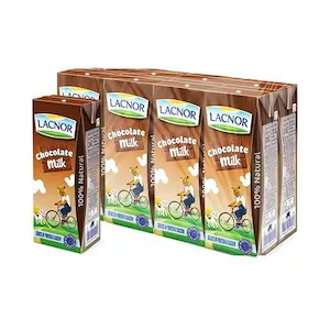 Lacnor Chocolate Milk 180ml (Pack of 8)