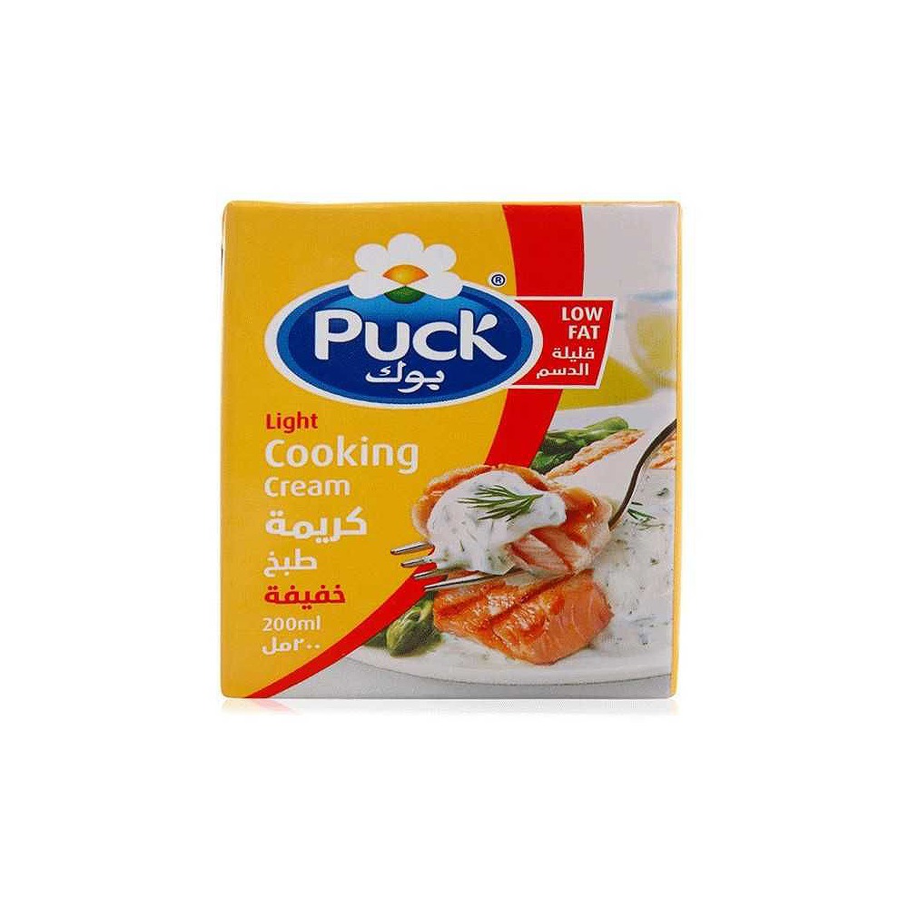 Puck Light Cooking Cream 200ml - Premium Quality & Great Value
