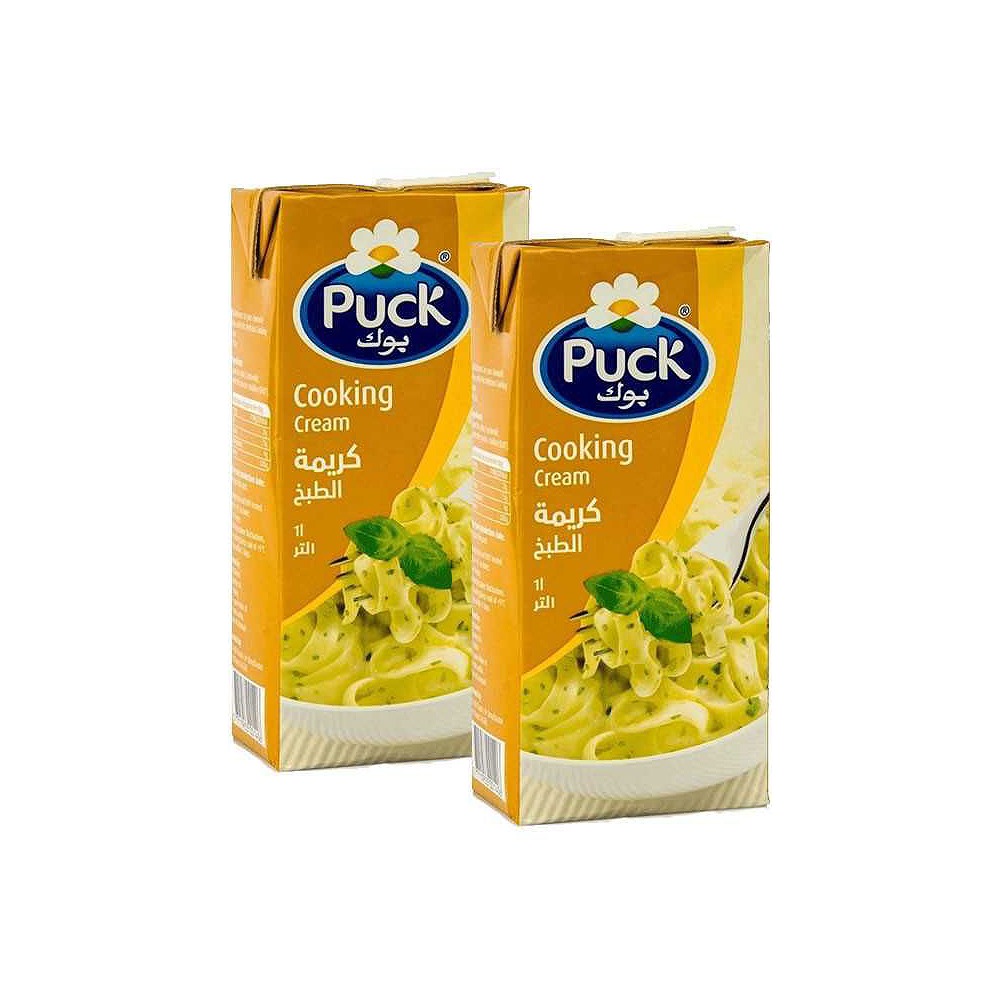 Puck Cooking Cream 2x1ltr Pack - Premium Quality & Great Value