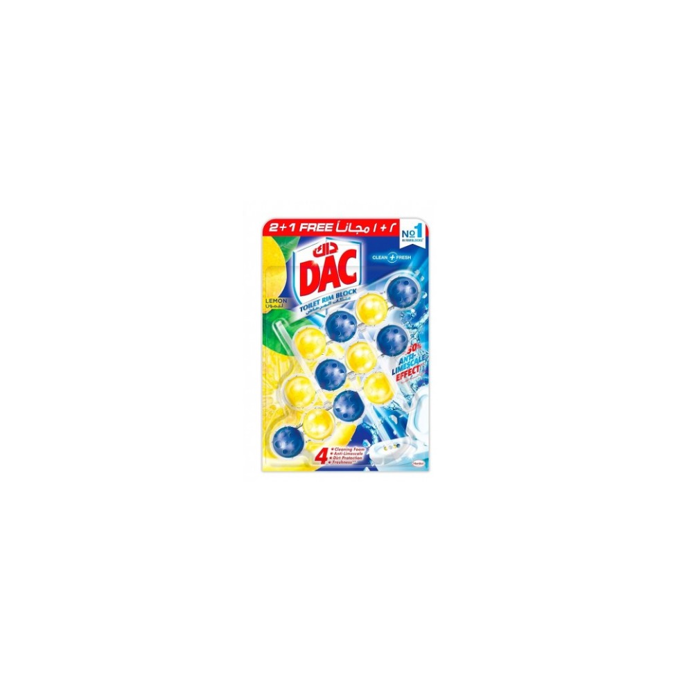 DAC Toilet Rim Block 150GM Pack of 3