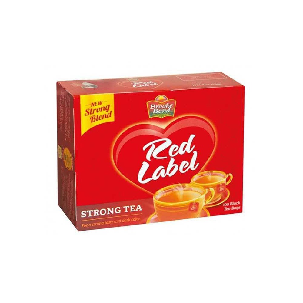 Brooke Bond Red Label Black Tea – Rich Flavor - 100 Tea – Rich Flavor Bags