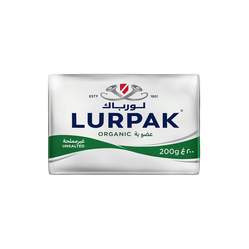 Lurpak Organic Butter 200G Piece