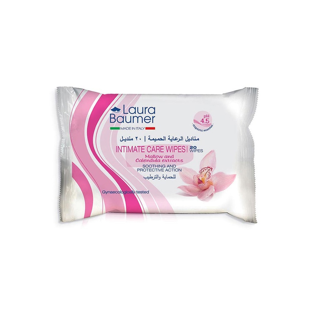 LAURA BAUMER Intimate Care Wipes 20 Pack of 3s