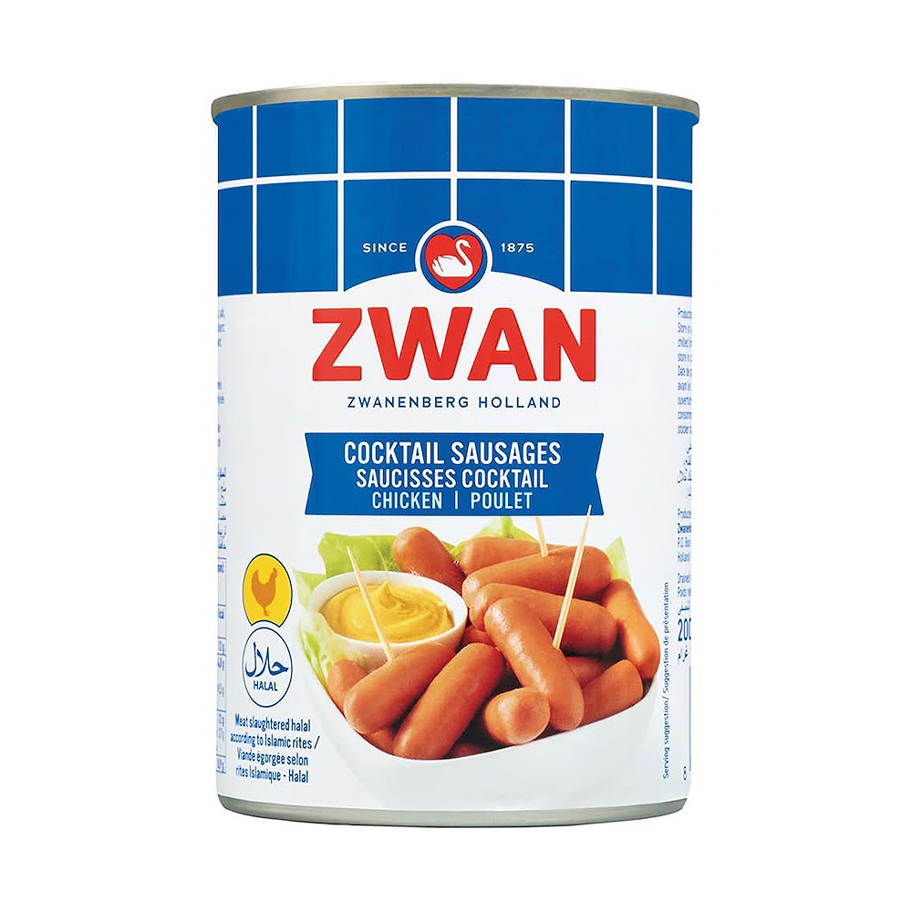 ZWAN Chicken Hotdog Sausage 400GM Piece