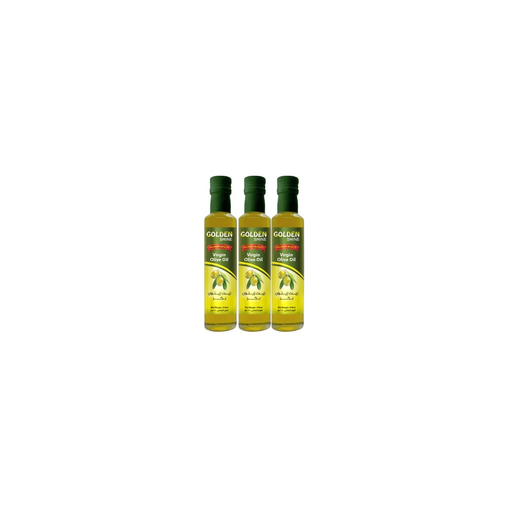 Golden Shine Virgin Olive Oil 250ML Pack of 2