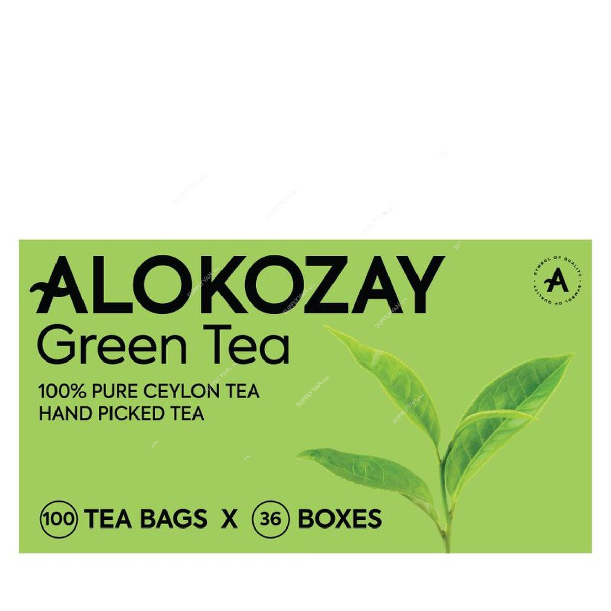 ALOKOZAY Tea Bag 100PCS Carton Pack of 36