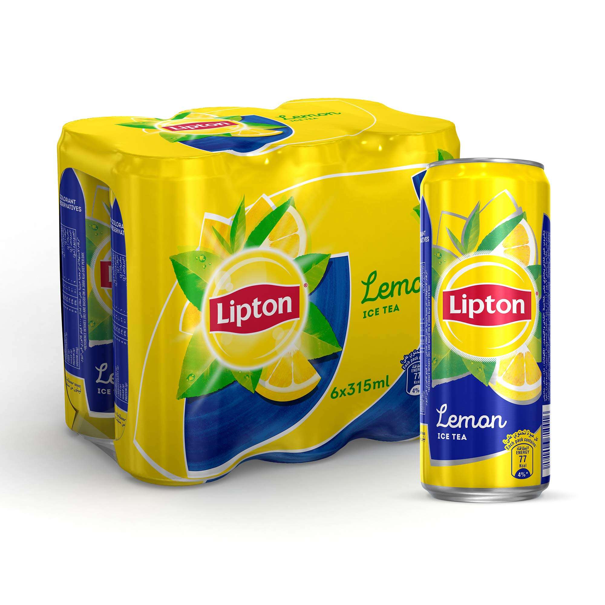 Lipton Ice Tea Lemon 315ML Carton Pack of 4