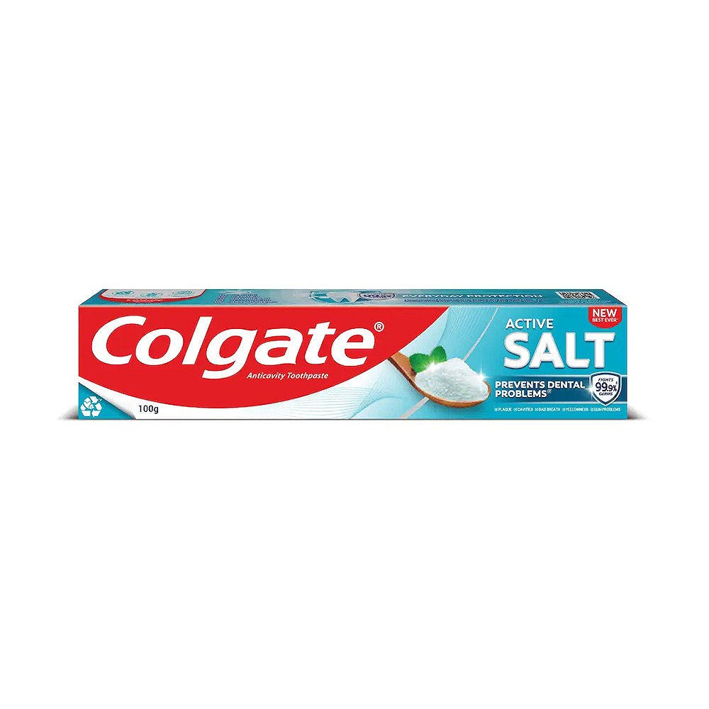 Colgate Active Salt Toothpaste 100GR Pack of 4