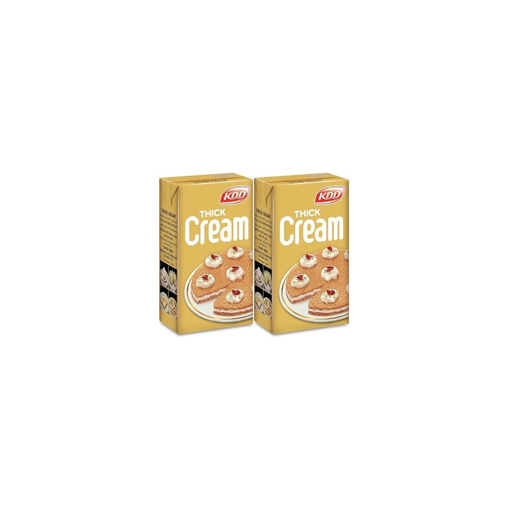 KDD Thick Cream 1LT Pack of 2