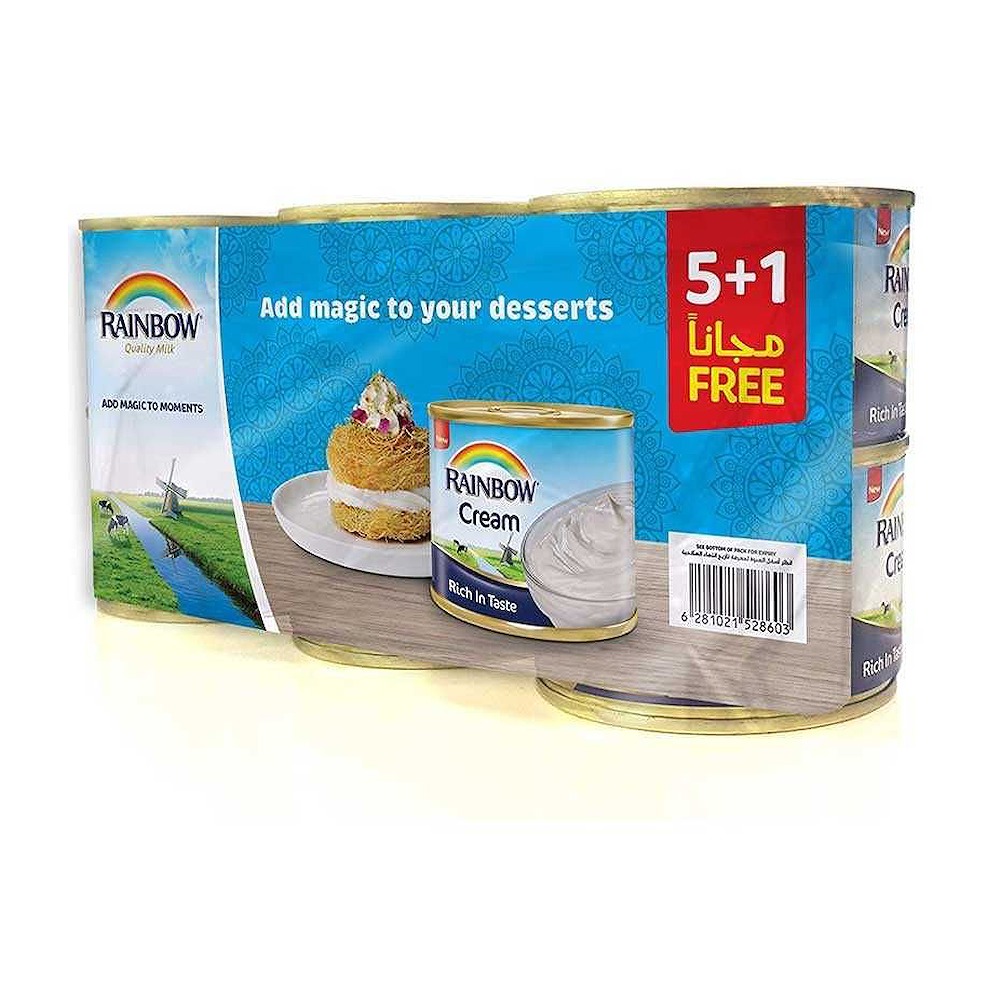 Rainbow Sterilized Cream 170g Pack Of 6 - Premium Quality & Great Value