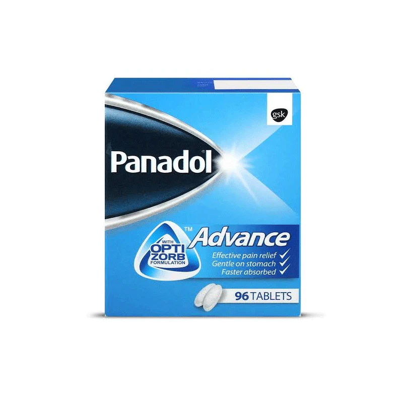 Panadol Advance Pain Reliever Tablets Blue Pack of 4