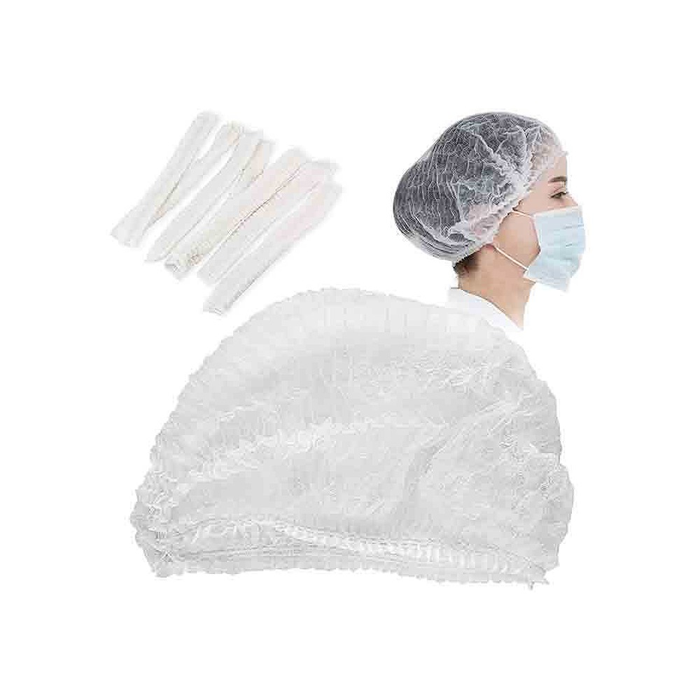White Hair Net - Disposable - Men and Women 100's