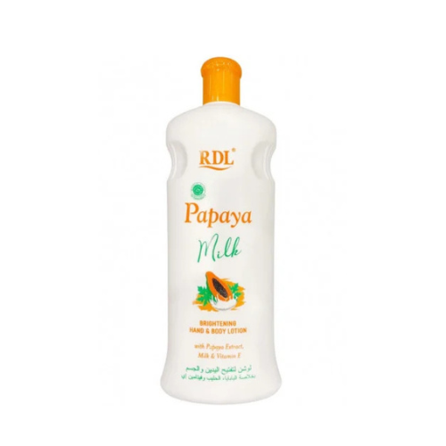 RDL Hand & Body Lotion Papaya Milk 600ML Carton Pack of 12