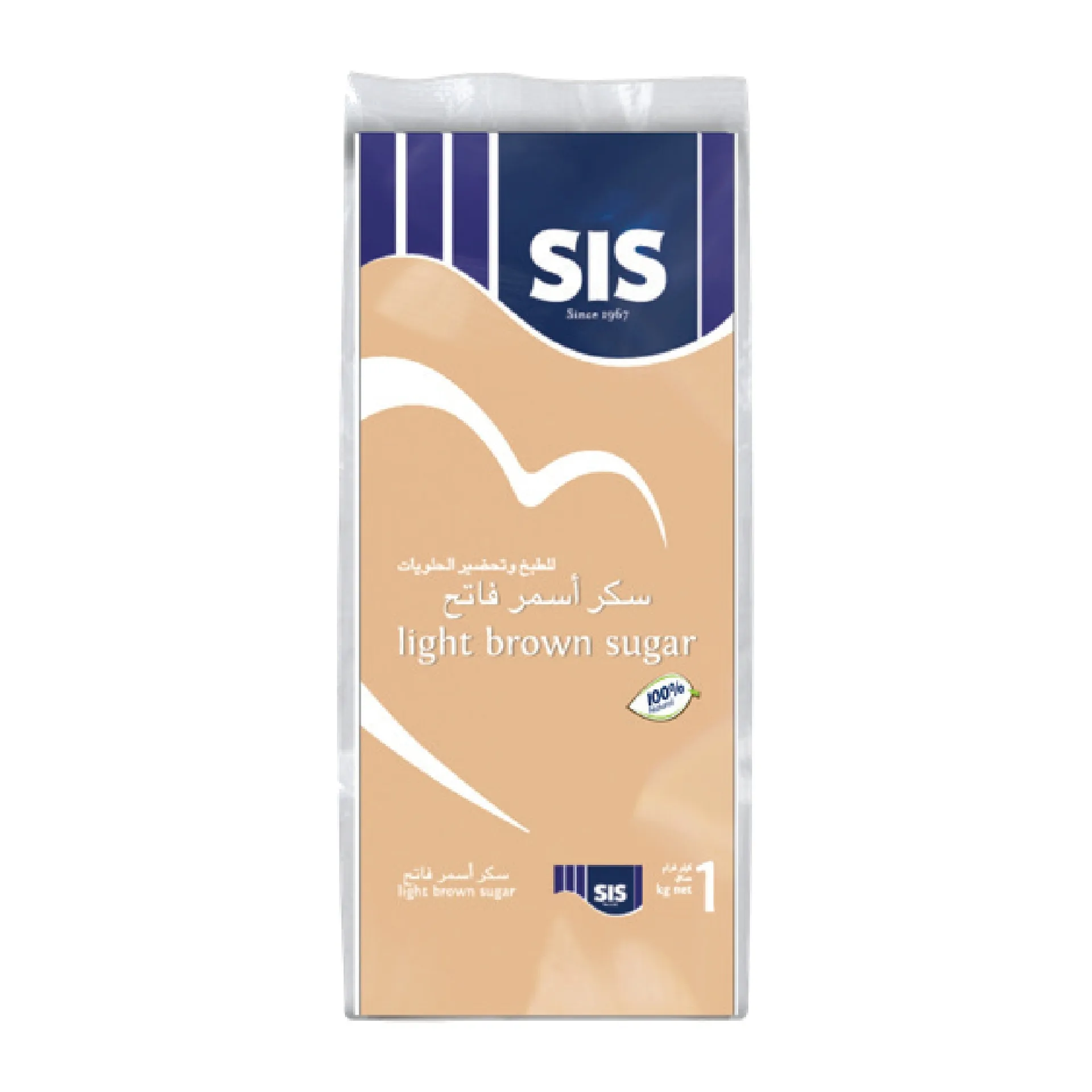 SIS Light Brown Sugar Fine 1 KG 24-Pack Carton