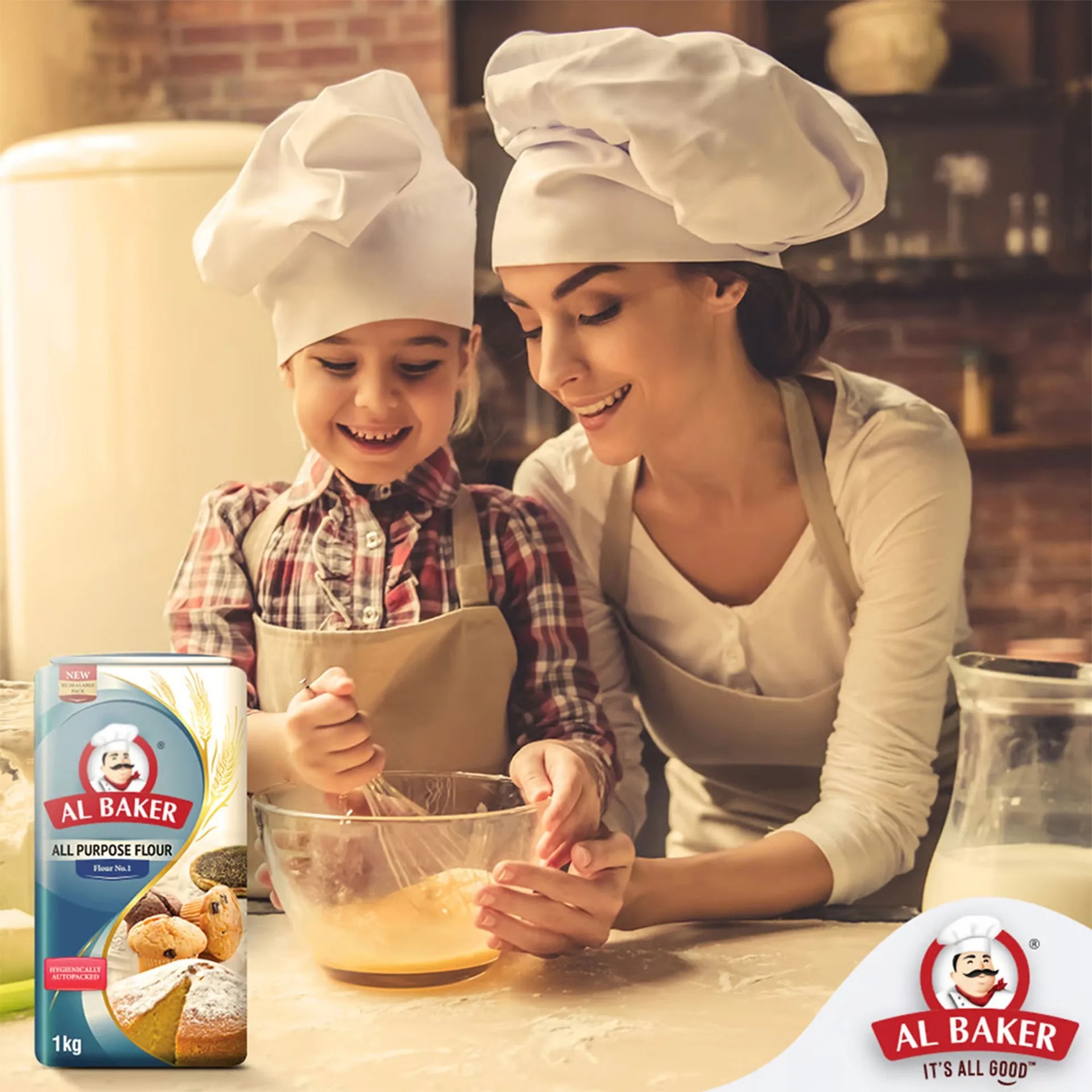 Al Baker Maida 3kg (2kg+1kg) | Best Price 9.99 AED | Baking Flour in Dubai UAE