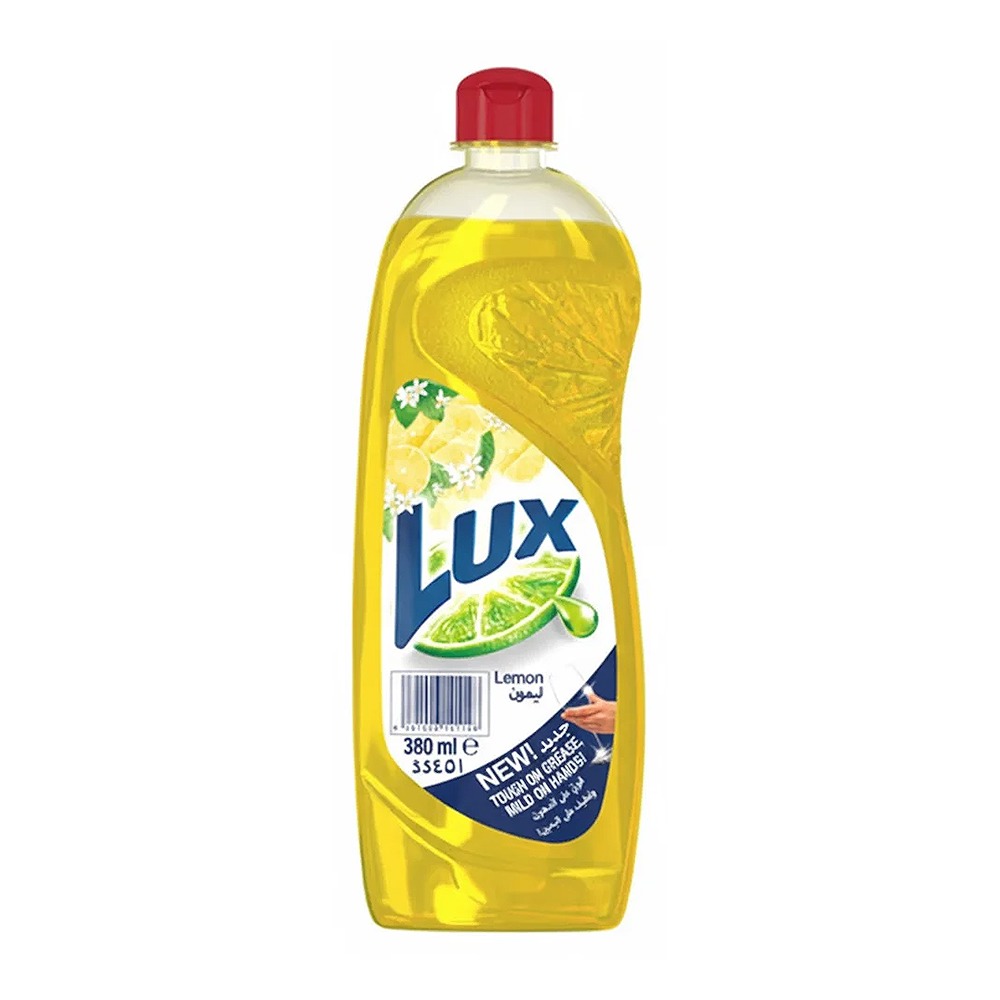 LUX Dishwashing Liquid Lemon Scent 380ML Pack of 3