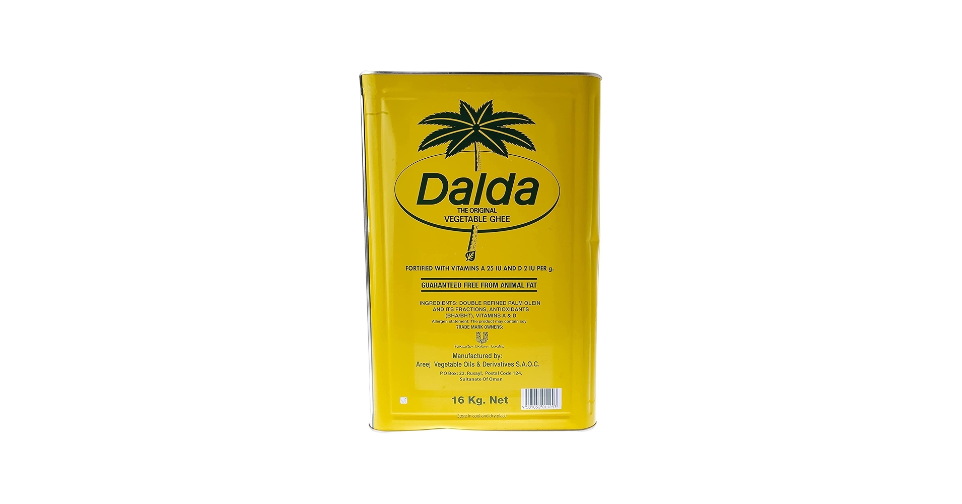 DALDA Vegetable Ghee 16 KG Tin