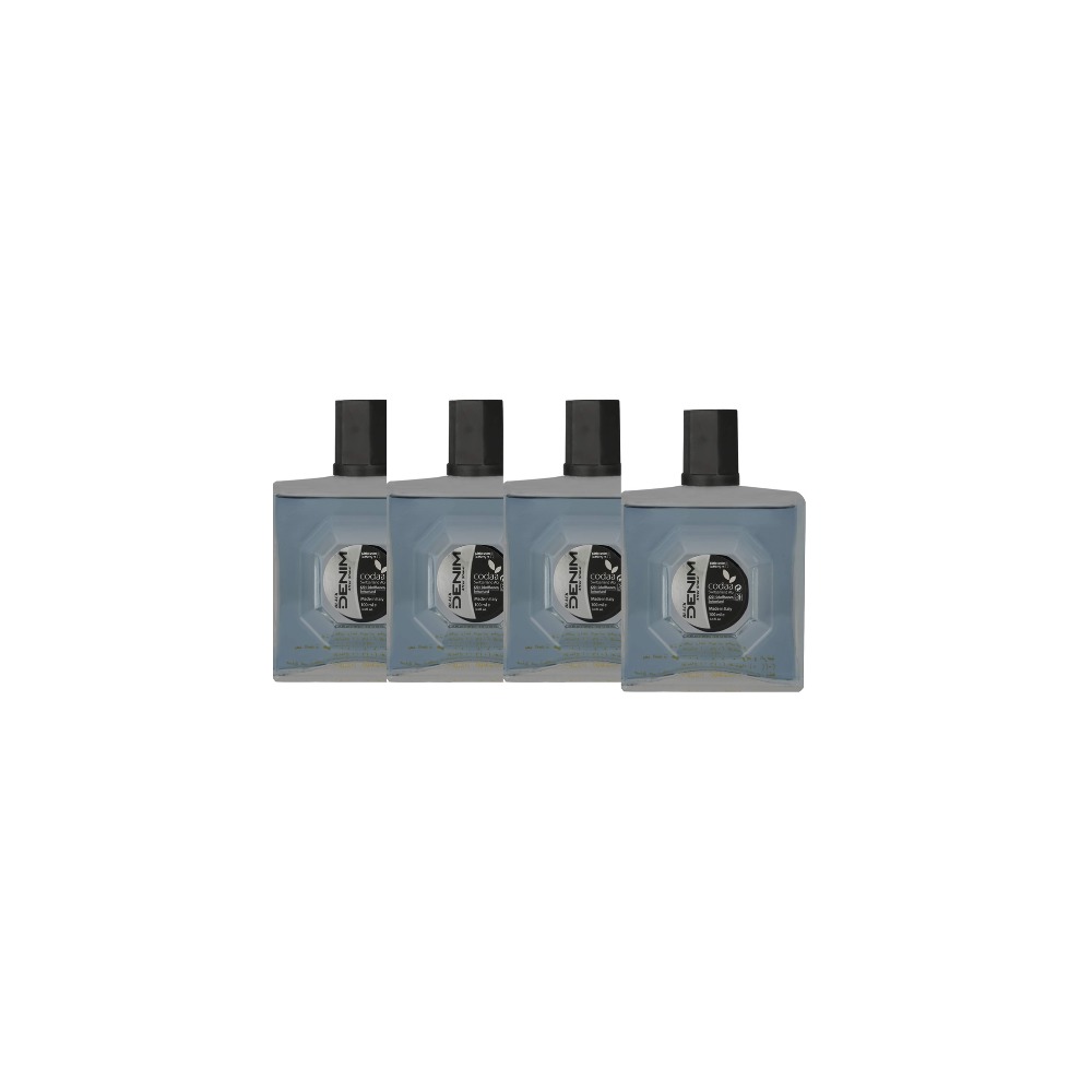 Denim Aftershave Black 100ML Pack of 4