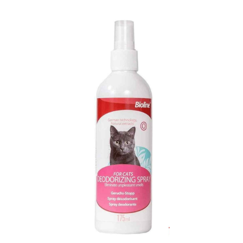 BIOLINE Deodorizing Spray Cat 175ML Pack of 2