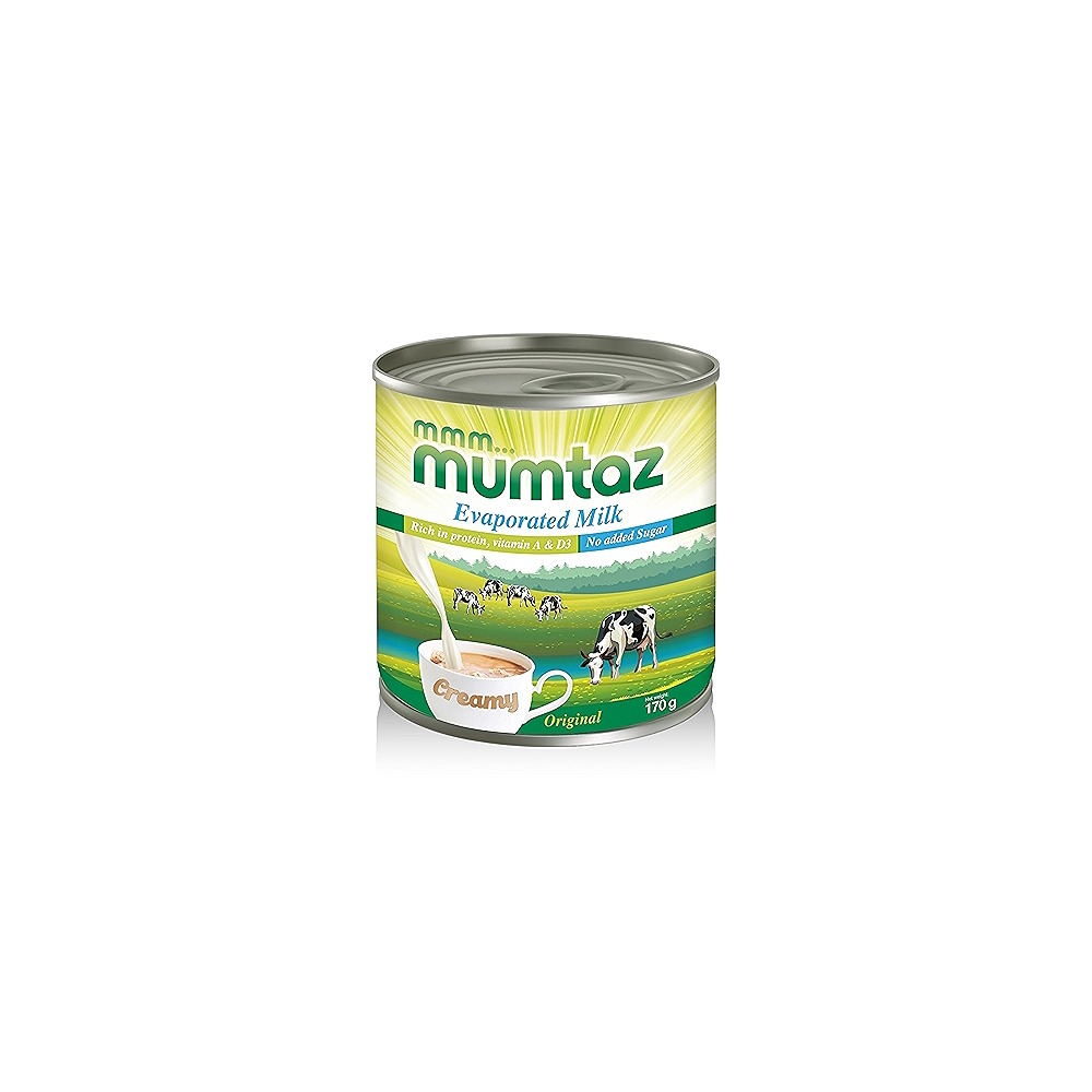 Mumtaz Evaporated Milk 170g Pack of 3