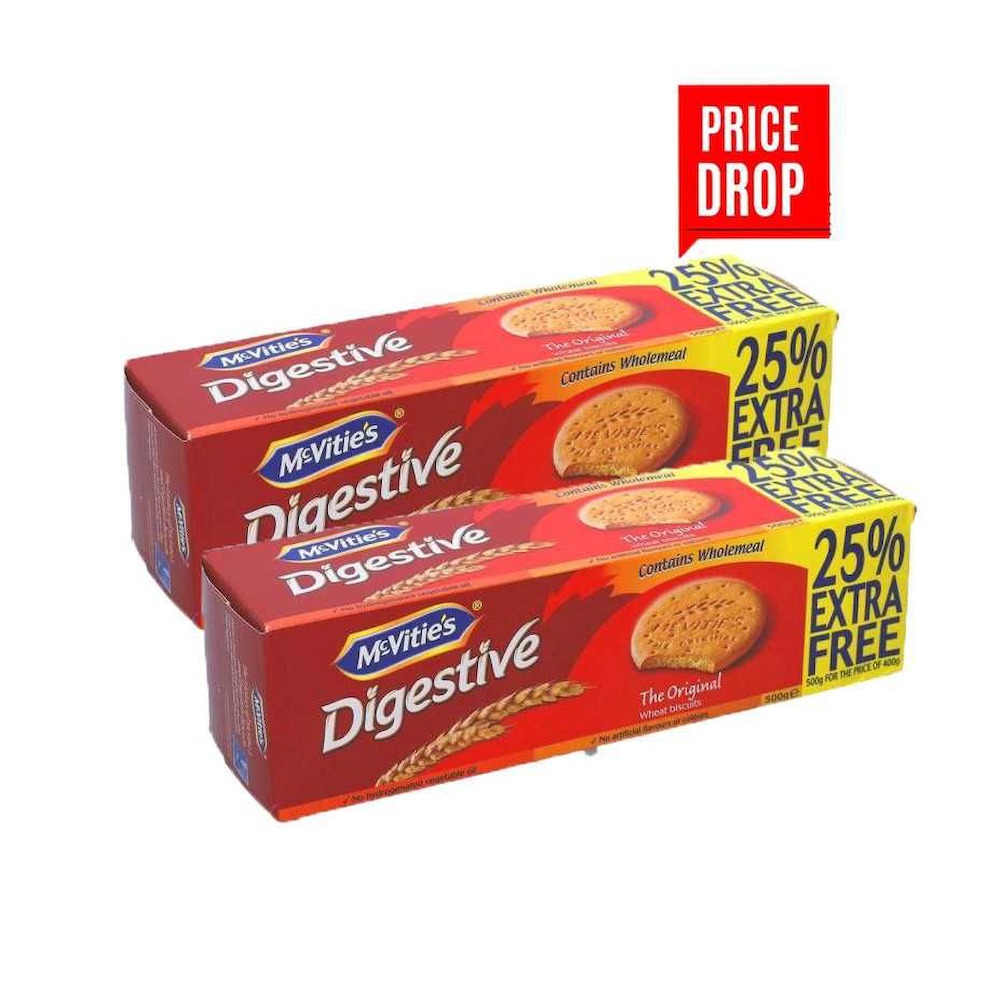 Mcvities Digestive Biscuits 500g Pack of 2