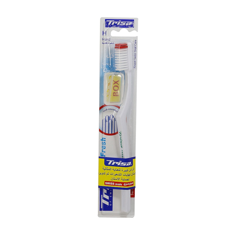 TRISA Toothbrush Fresh Hard Pack of 3